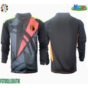 Belgien Målvakt Hemmatröja EM 2024 Långärmad